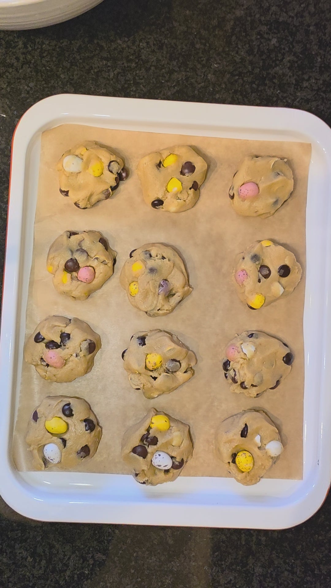 Easter baking kit - Easter Cookie Mix Jar with Cadbury Mini Eggs - Easter Gift for Kids or families - Lady Baker