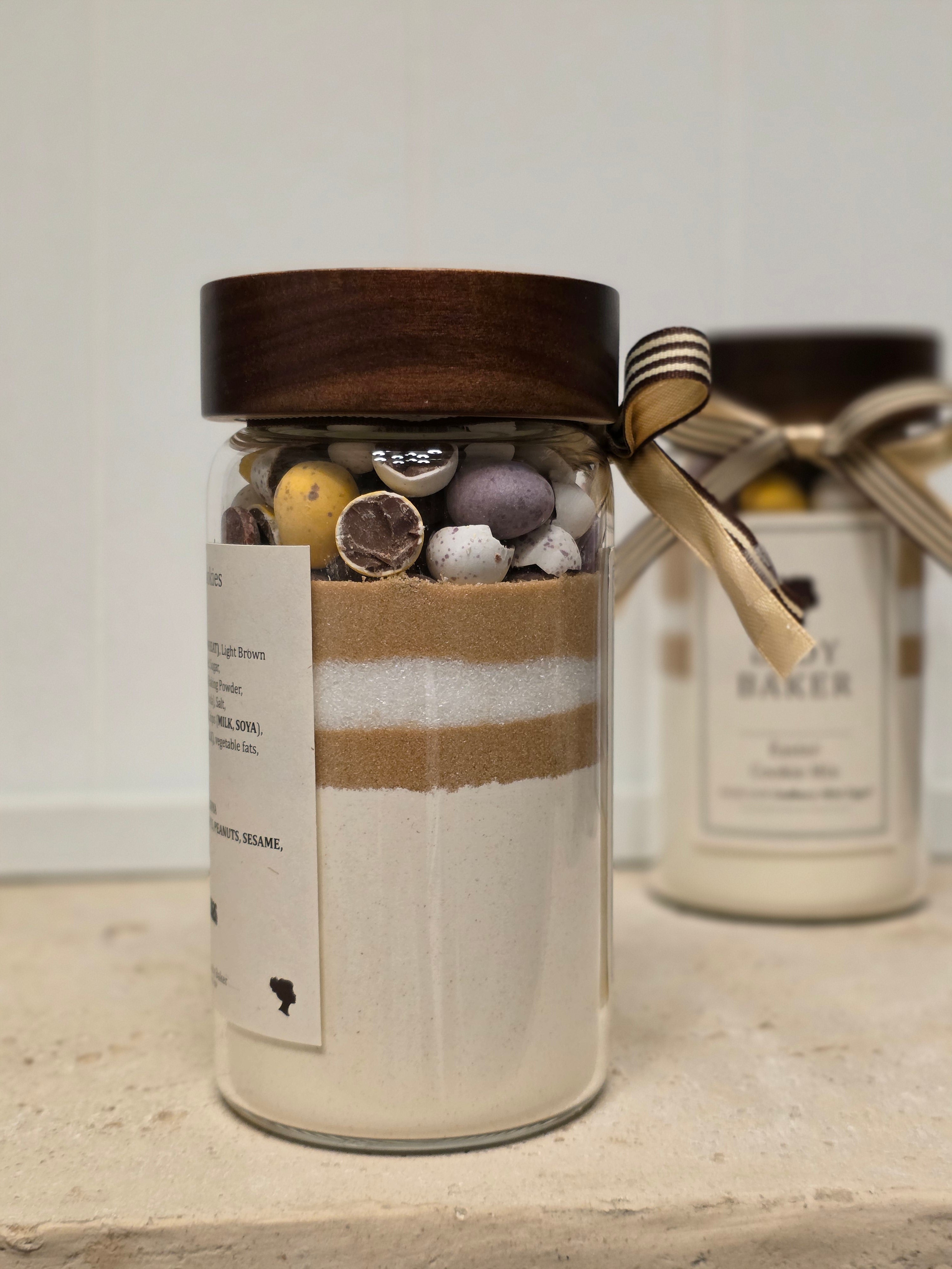 Easter baking kit - Easter Cookie Mix Jar with Cadbury Mini Eggs - Easter Gift for Kids or families - Lady Baker