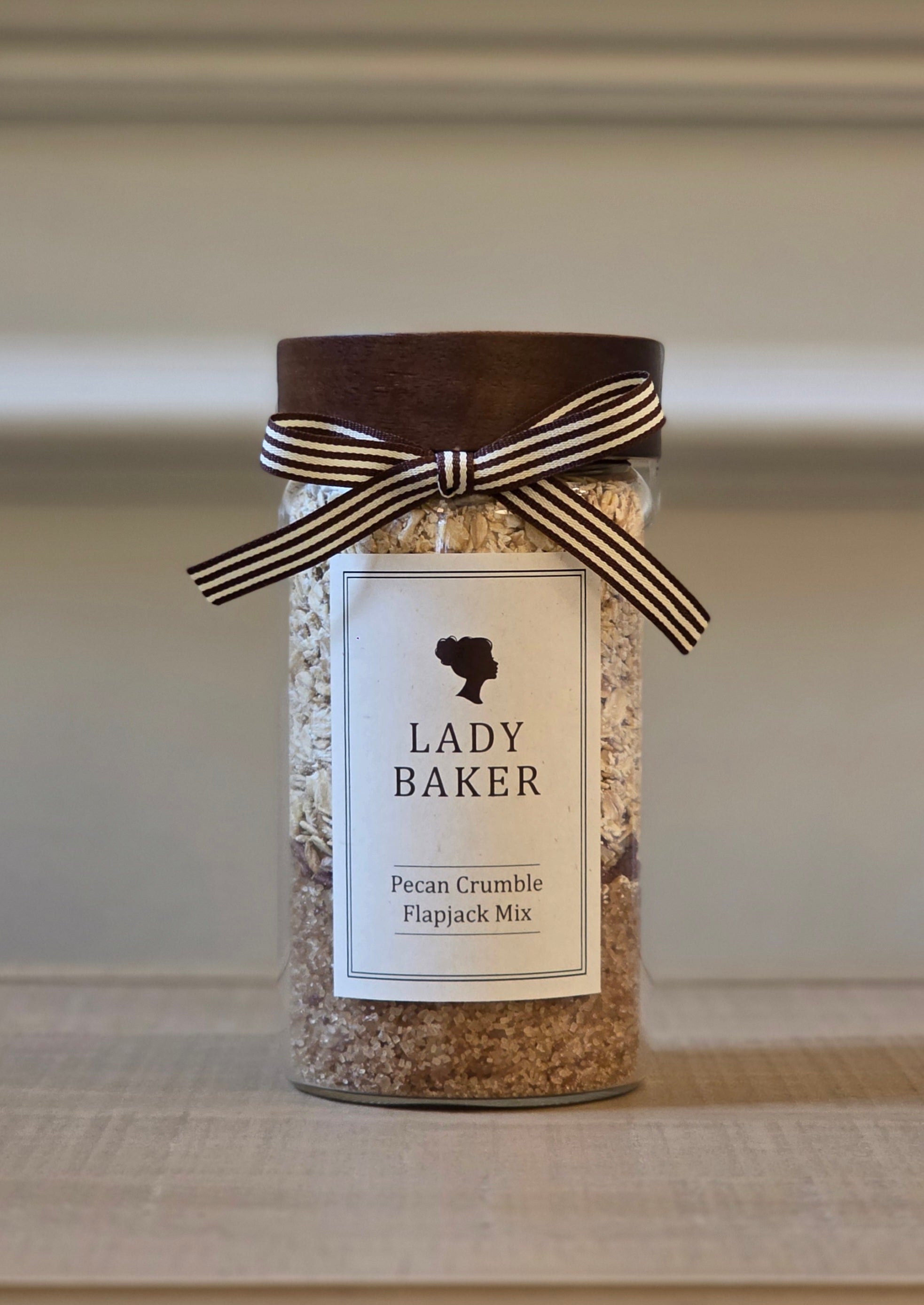 Pecan Crumble Flapjack Baking Mix Jar