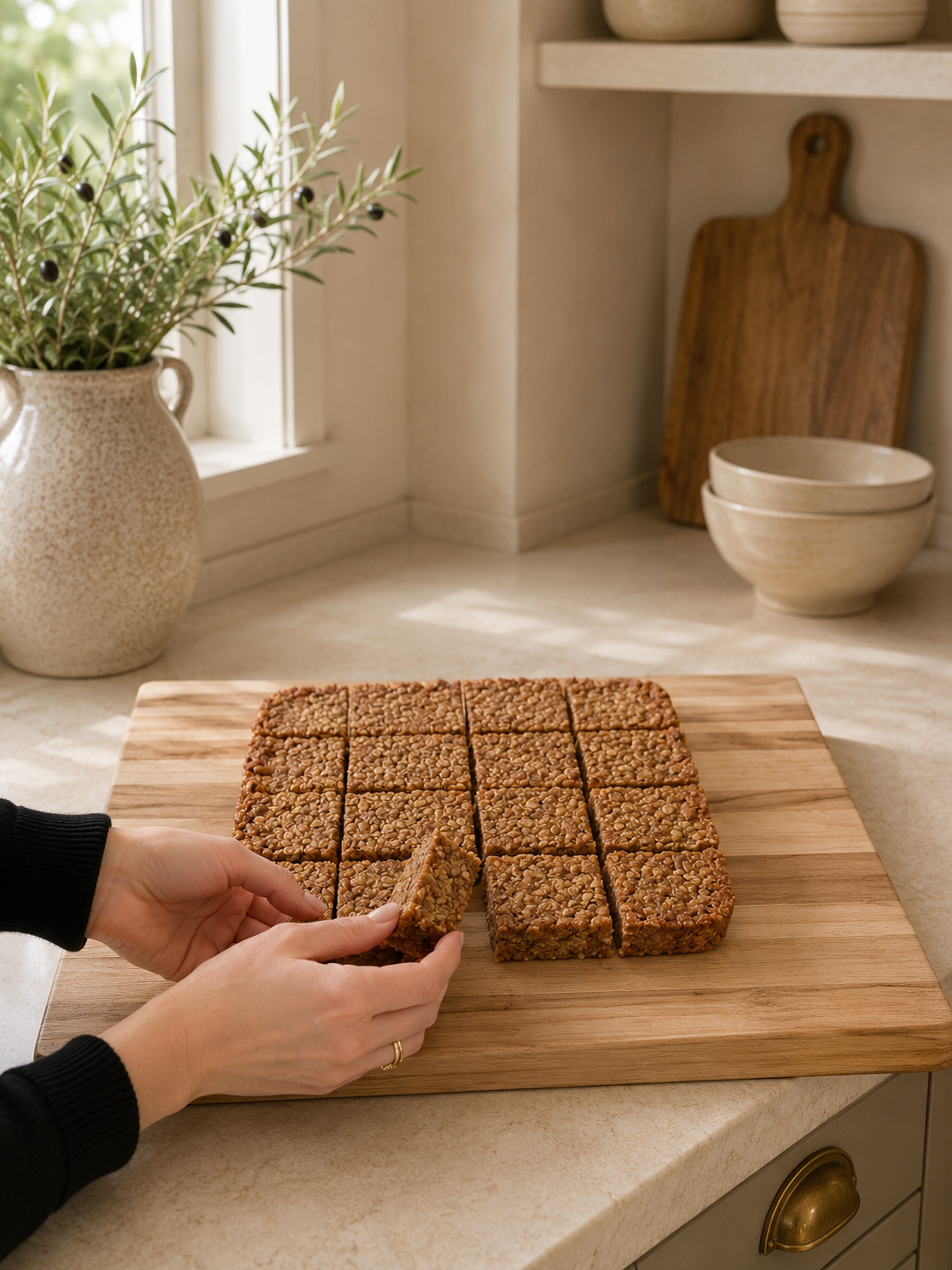 Pecan Crumble Flapjack Baking Mix Jar